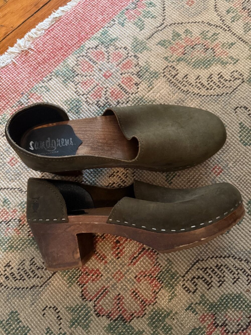 Sangrens Brett Suede Clog 10